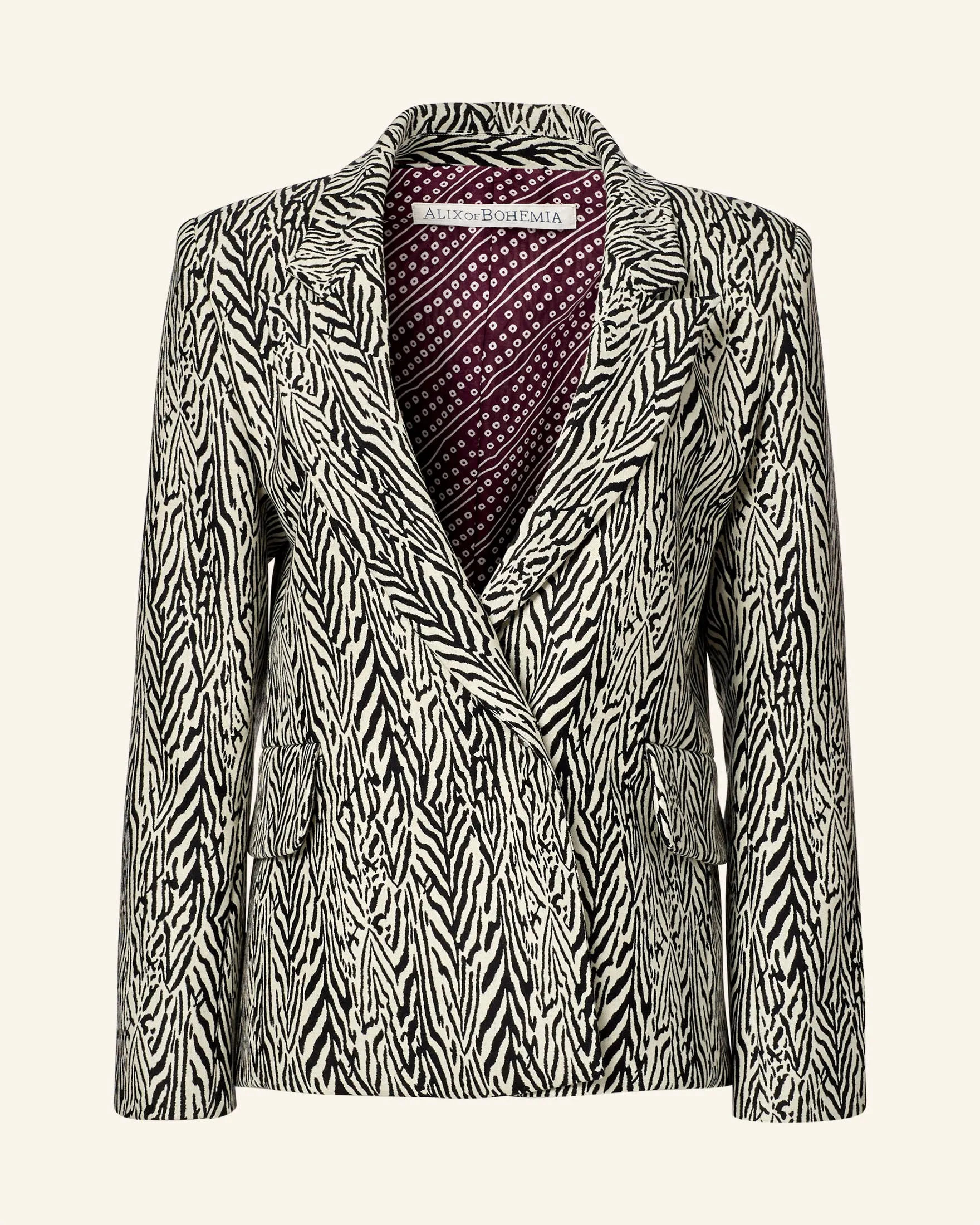 Dree Zebra Blazer