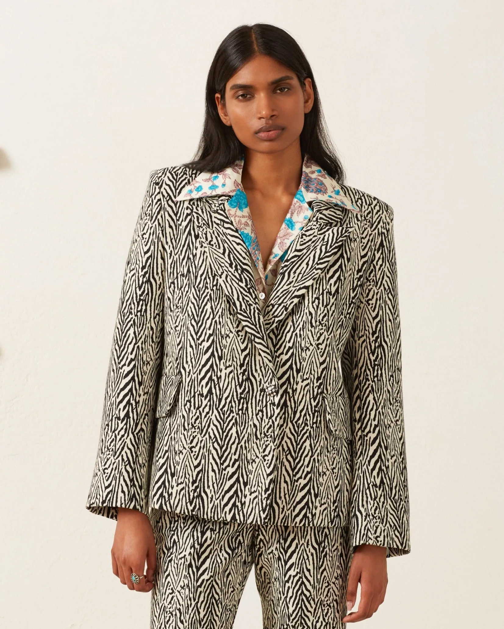 Dree Zebra Blazer