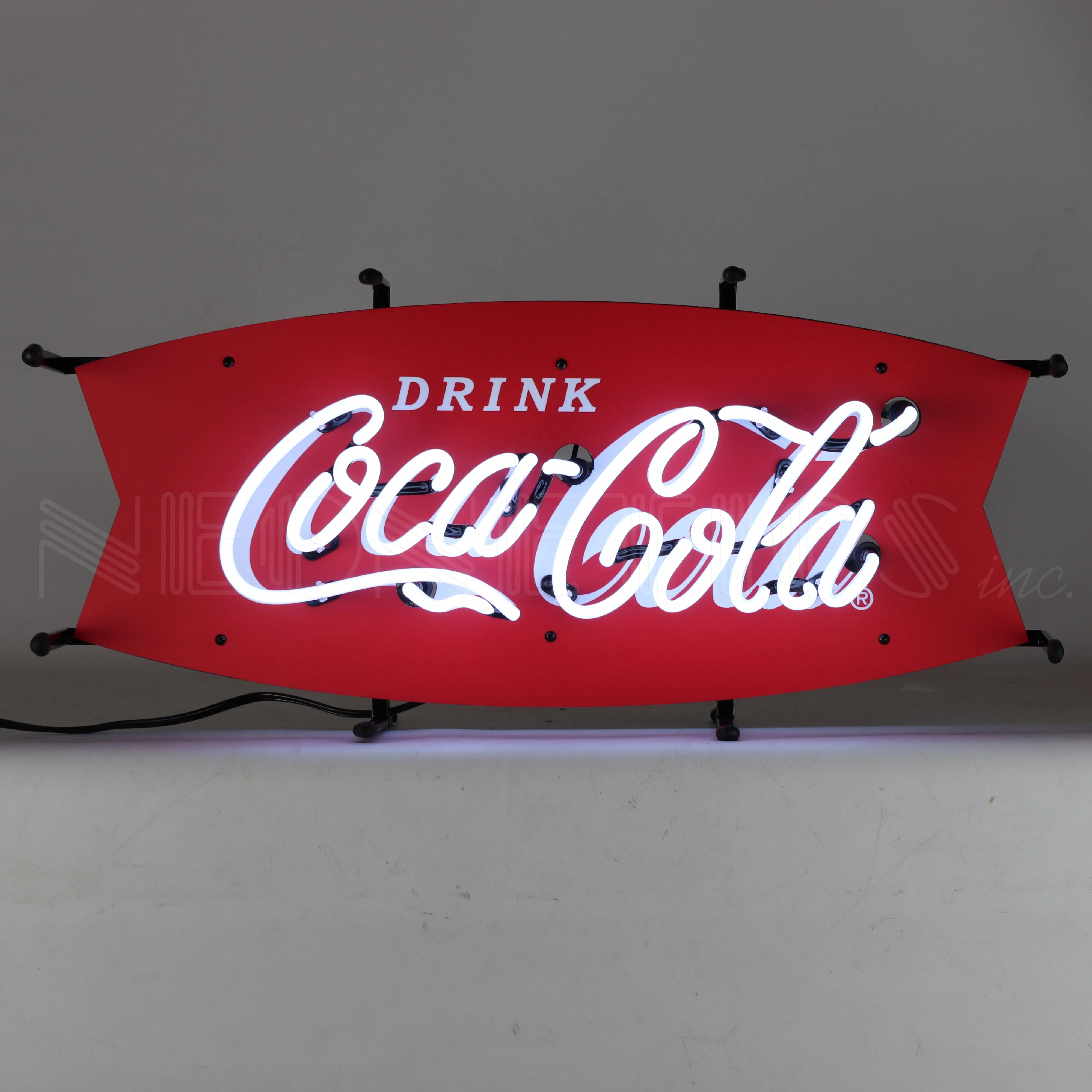 Drink Coca-Cola Fishtail Junior Neon Sign