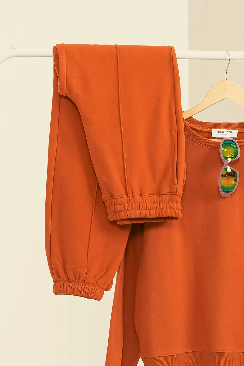 DZ24A197-HIGH-WAISTED PINTUCK SWEATPANTS