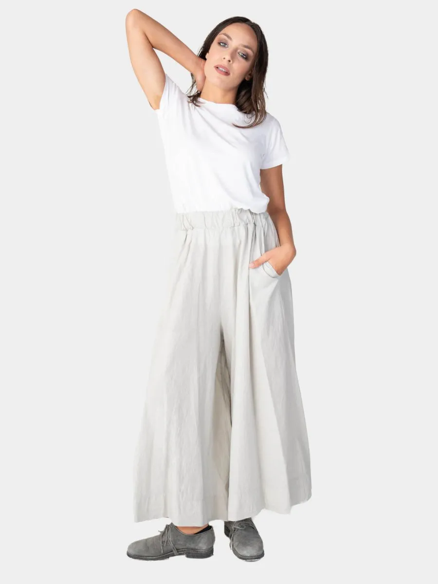 Elastic Waist Organic Cotton Gauchos