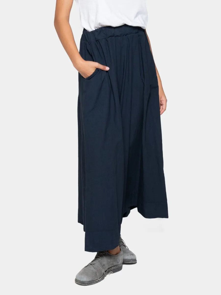 Elastic Waist Organic Cotton Gauchos