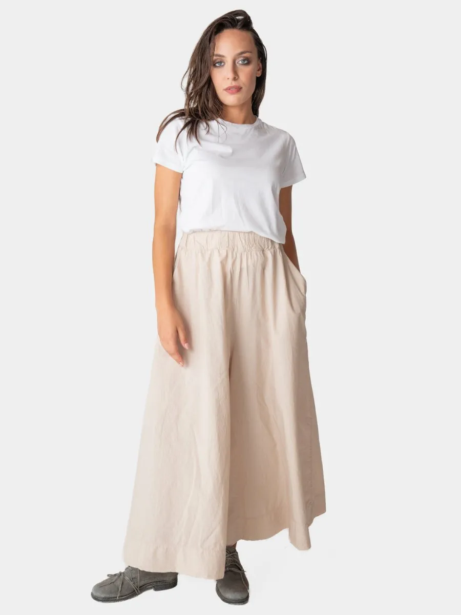 Elastic Waist Organic Cotton Gauchos