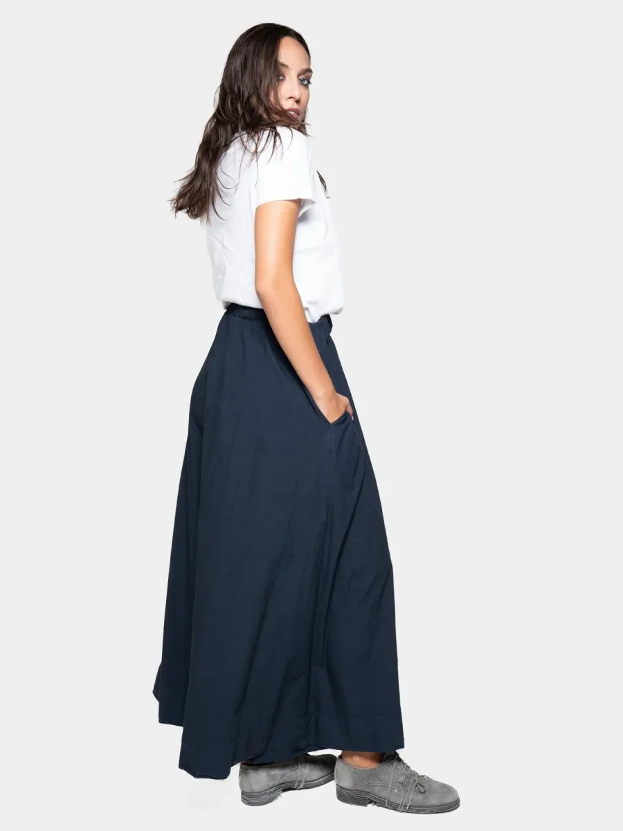 Elastic Waist Organic Cotton Gauchos