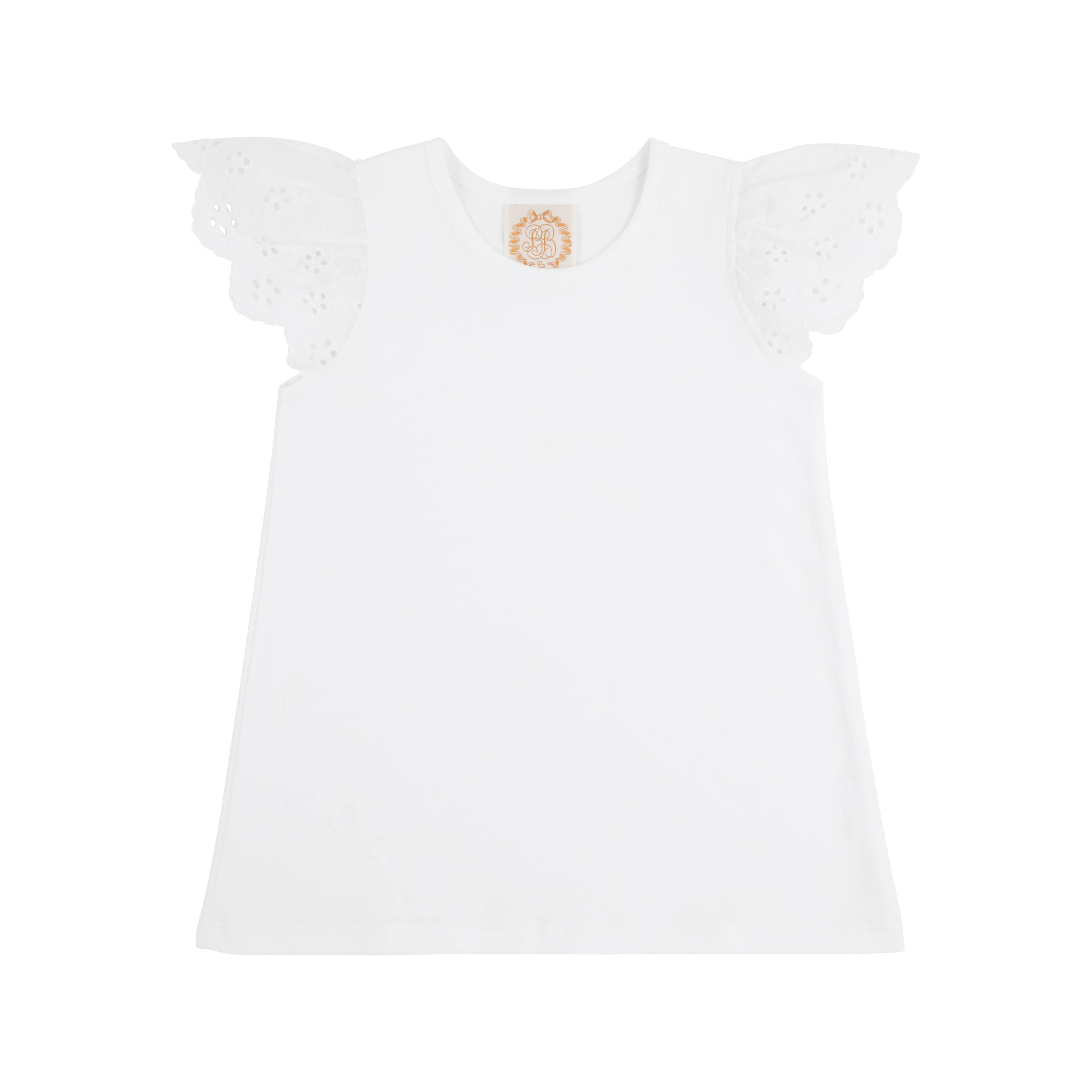 Ellen's Eyelet Top - Worth Avenue White
