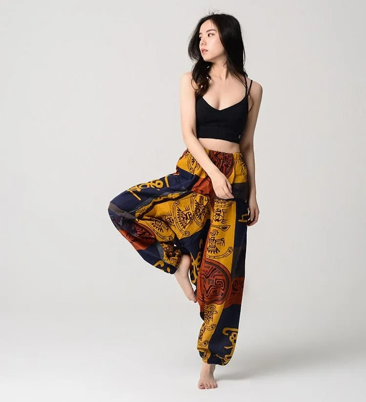 Ethnic Art Tribal Harem Pants