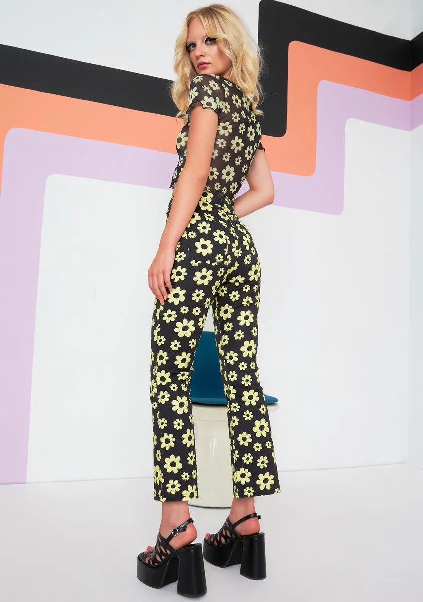 Everybody's Talkin' Printed Pants