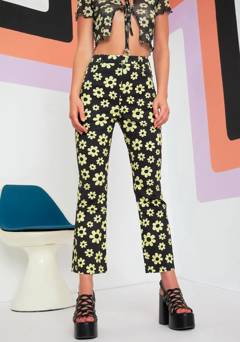 Everybody's Talkin' Printed Pants