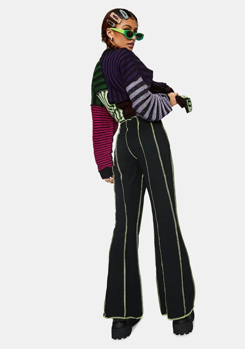 Far Out Paneled Flare Pants