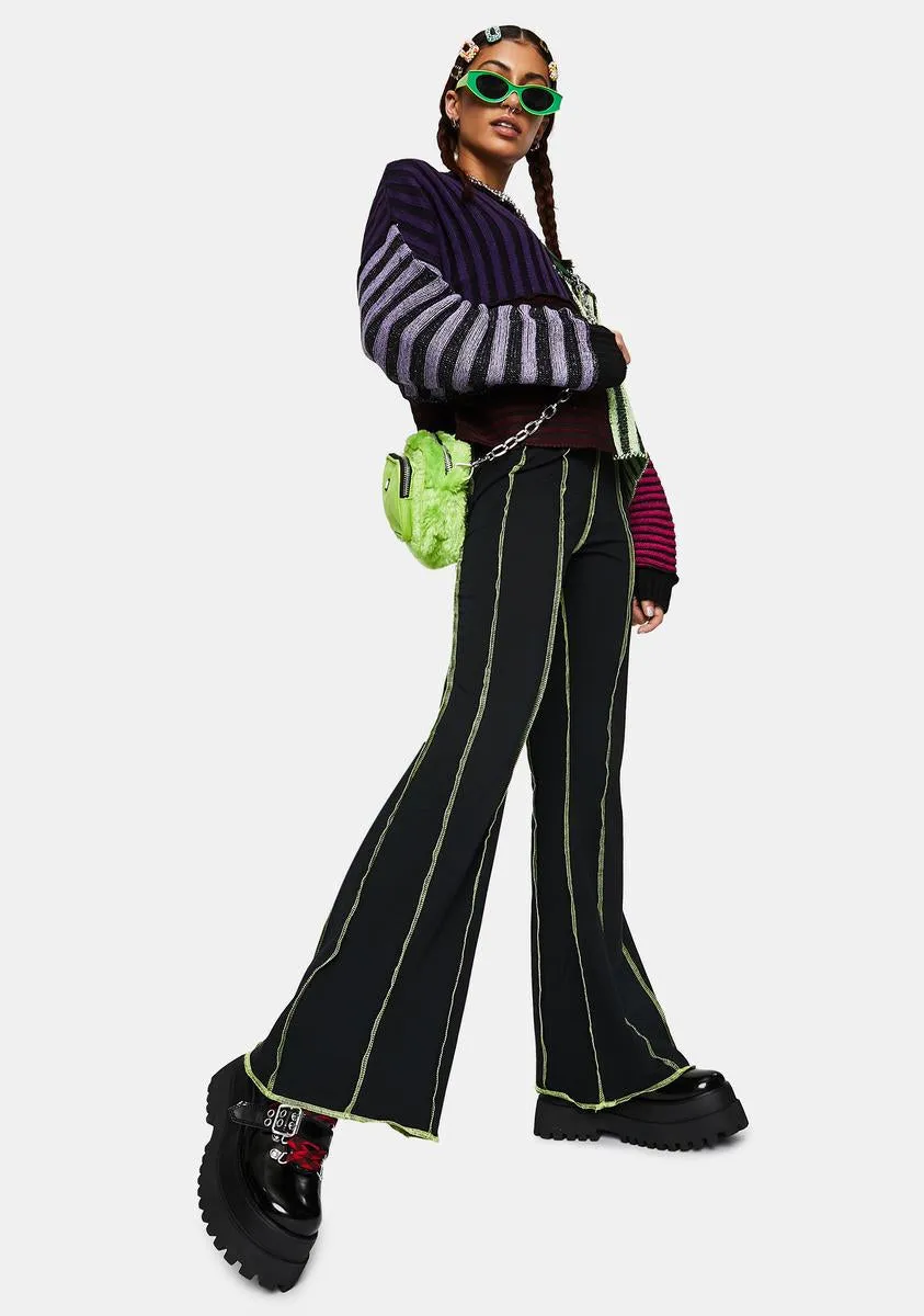 Far Out Paneled Flare Pants