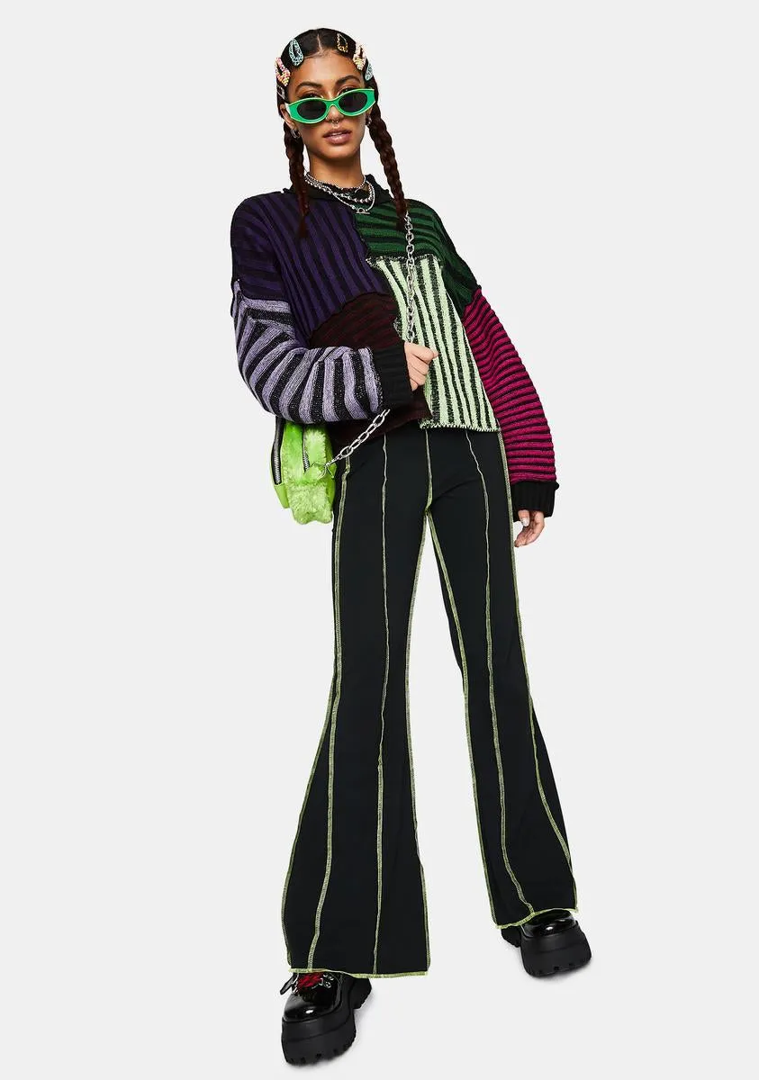Far Out Paneled Flare Pants