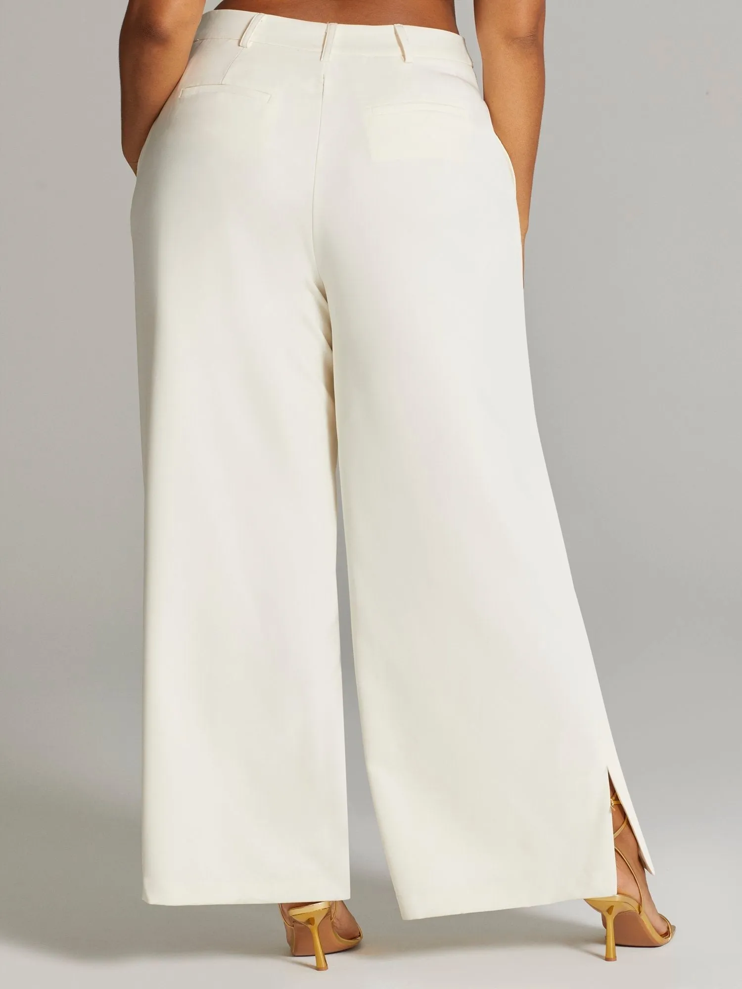Fashion To Figure - Gladys High-Waisted Wide Leg Pants