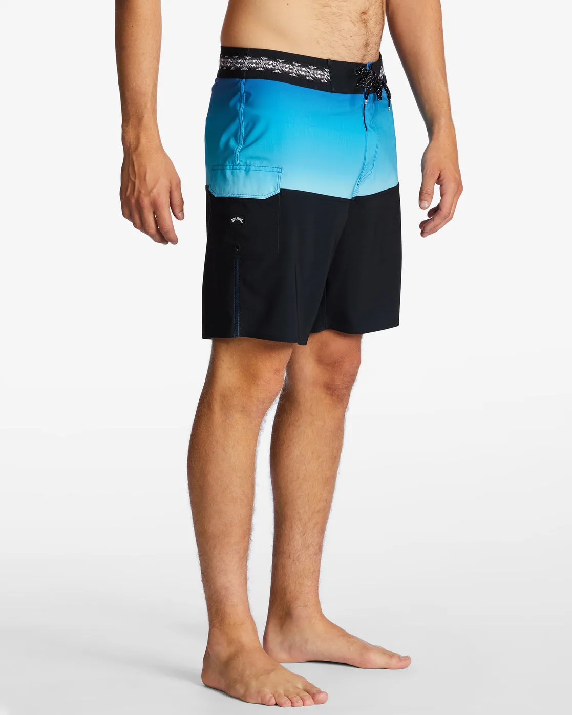 Fifty50 Pro Performance 19" Boardshorts - Neon Blue