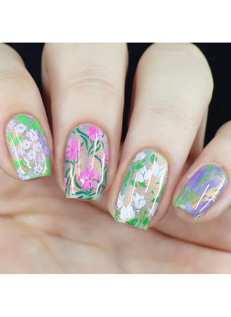 Floral Embrace - Uber Chic Stamping Plate
