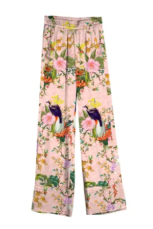 Floral Print Straight Fit Leg Pants