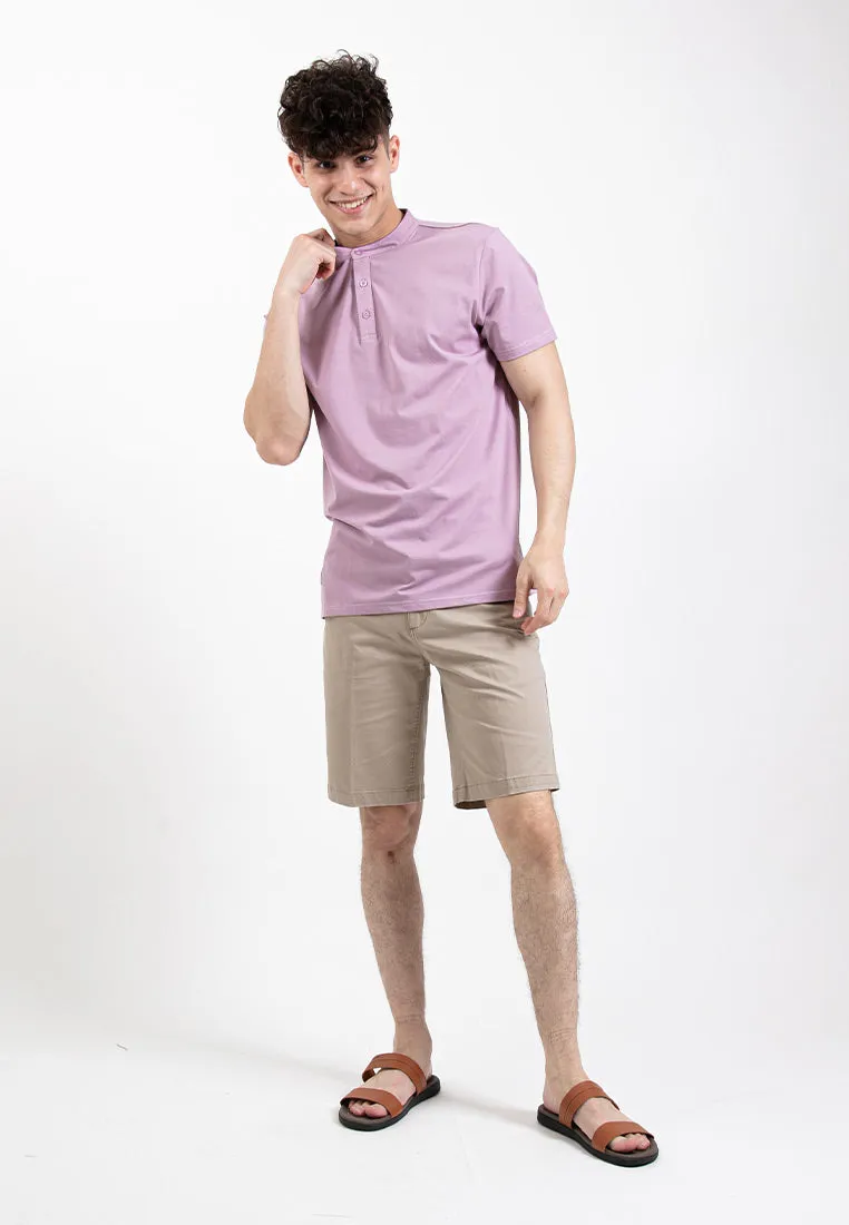 Forest Stretchable Cotton Twill Bermuda Men Shorts Chino Short Pants Men - 670211