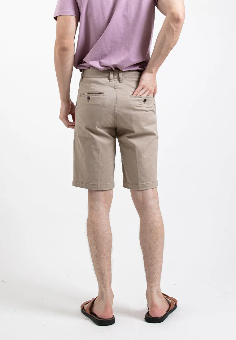 Forest Stretchable Cotton Twill Bermuda Men Shorts Chino Short Pants Men - 670211