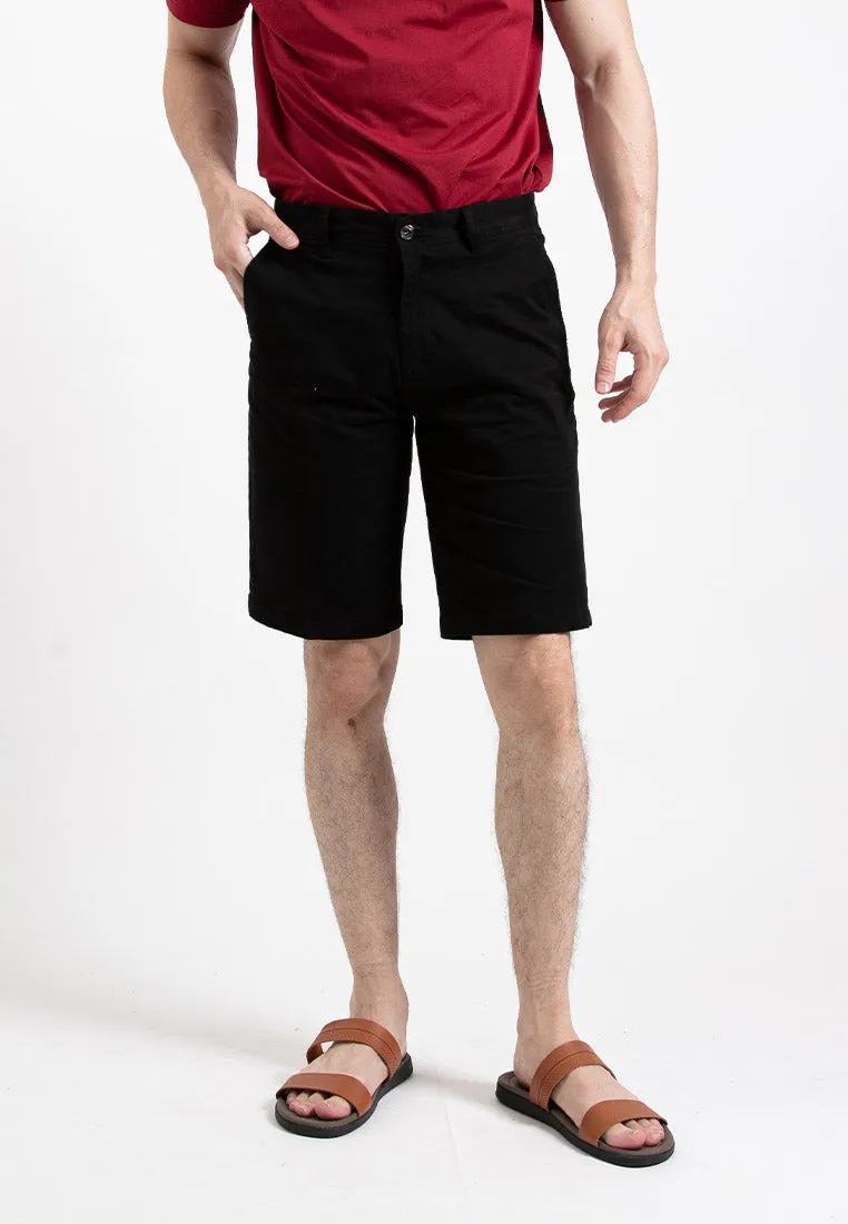 Forest Stretchable Cotton Twill Bermuda Men Shorts Chino Short Pants Men - 670211
