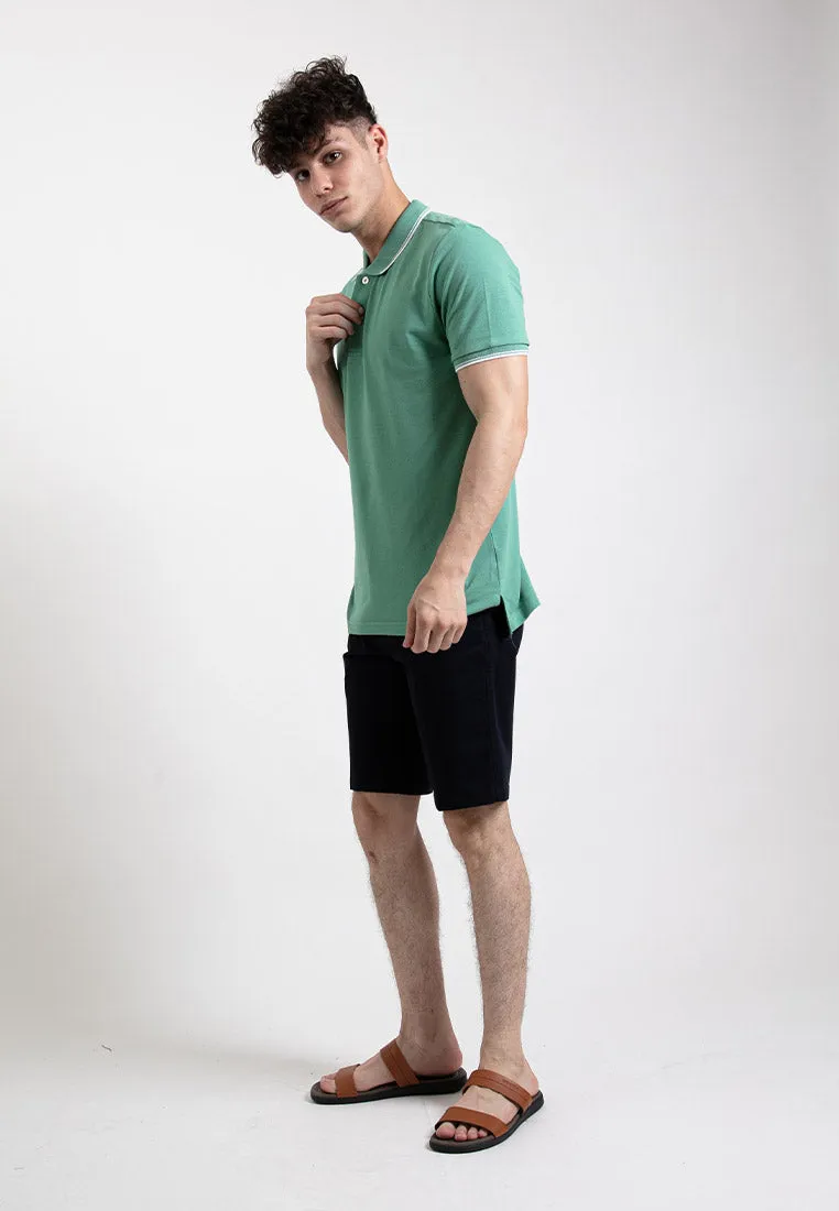 Forest Stretchable Cotton Twill Bermuda Men Shorts Chino Short Pants Men - 670211