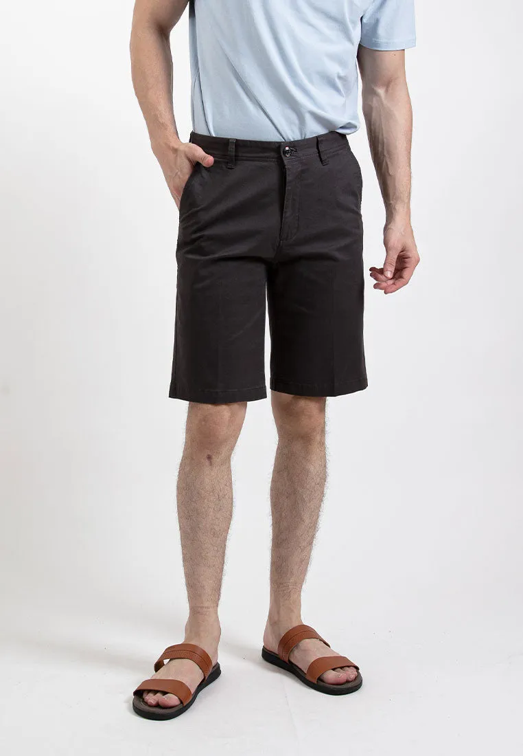 Forest Stretchable Cotton Twill Bermuda Men Shorts Chino Short Pants Men - 670211