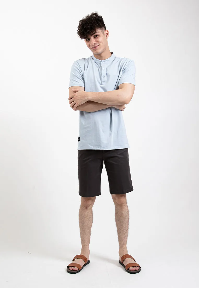 Forest Stretchable Cotton Twill Bermuda Men Shorts Chino Short Pants Men - 670211