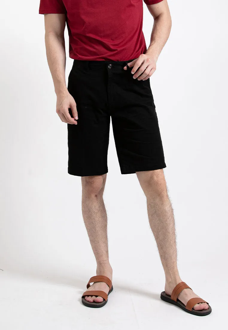 Forest Stretchable Cotton Twill Bermuda Men Shorts Chino Short Pants Men - 670211