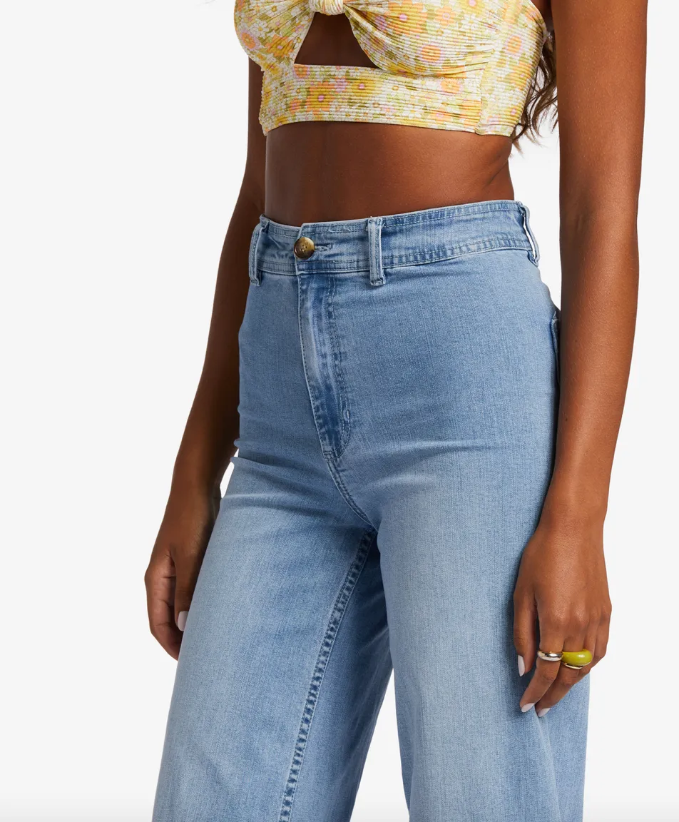 Free Fall Indigo High-Waist Pants (BFCW)