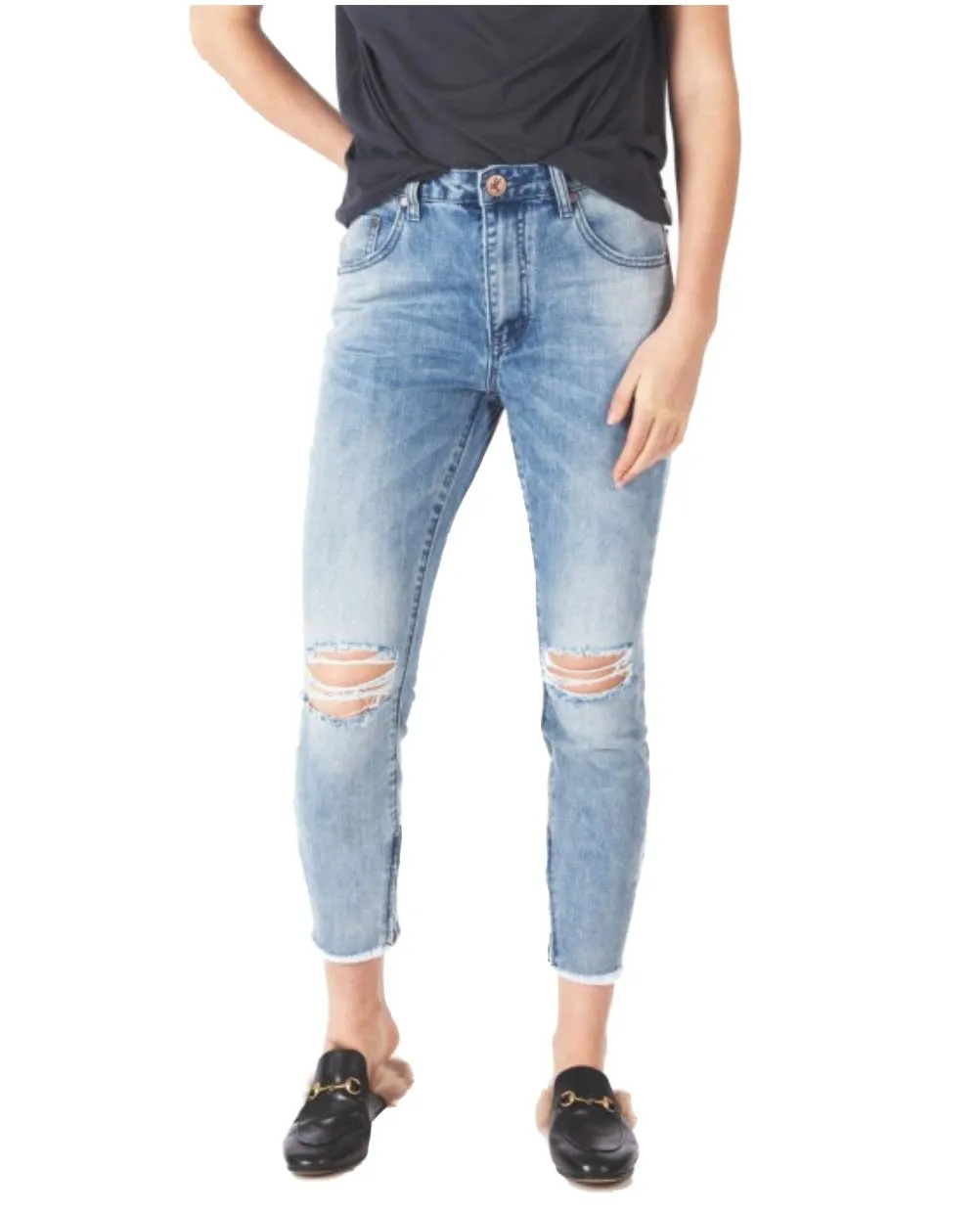 FREEBIRDS HIGH WAIST SKINNY JEAN