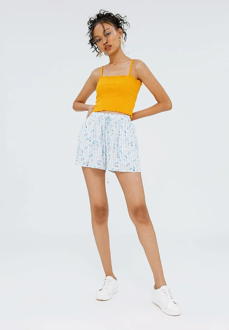 Front Tied Relaxed Short