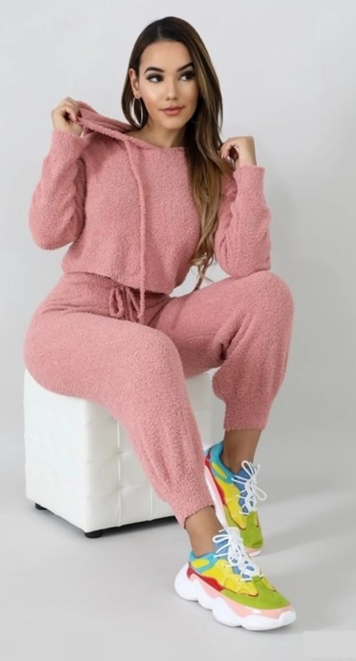 Fun & Fuzzy Joggers Set