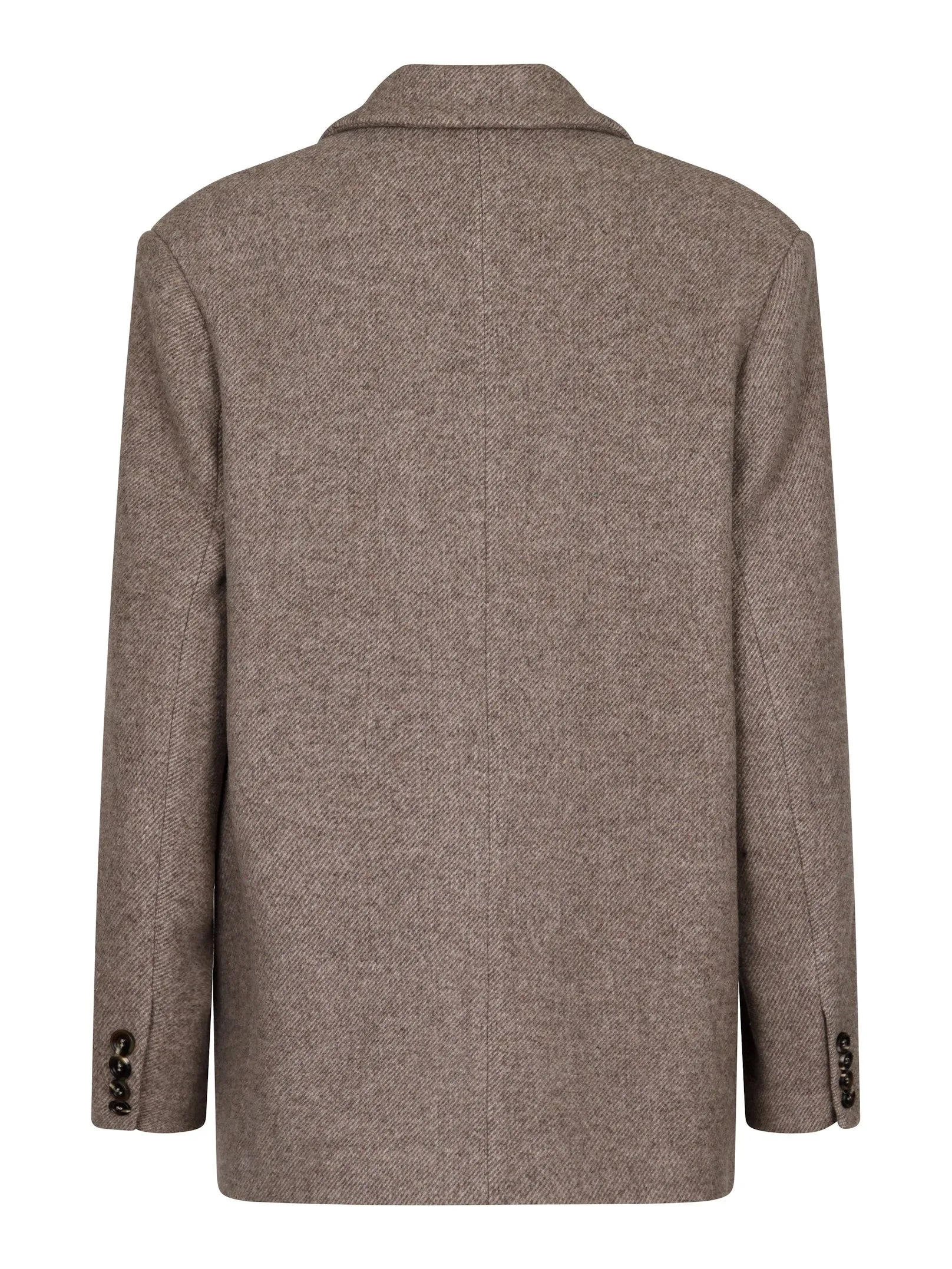 Gaby Twill Blazer - Sand Melange