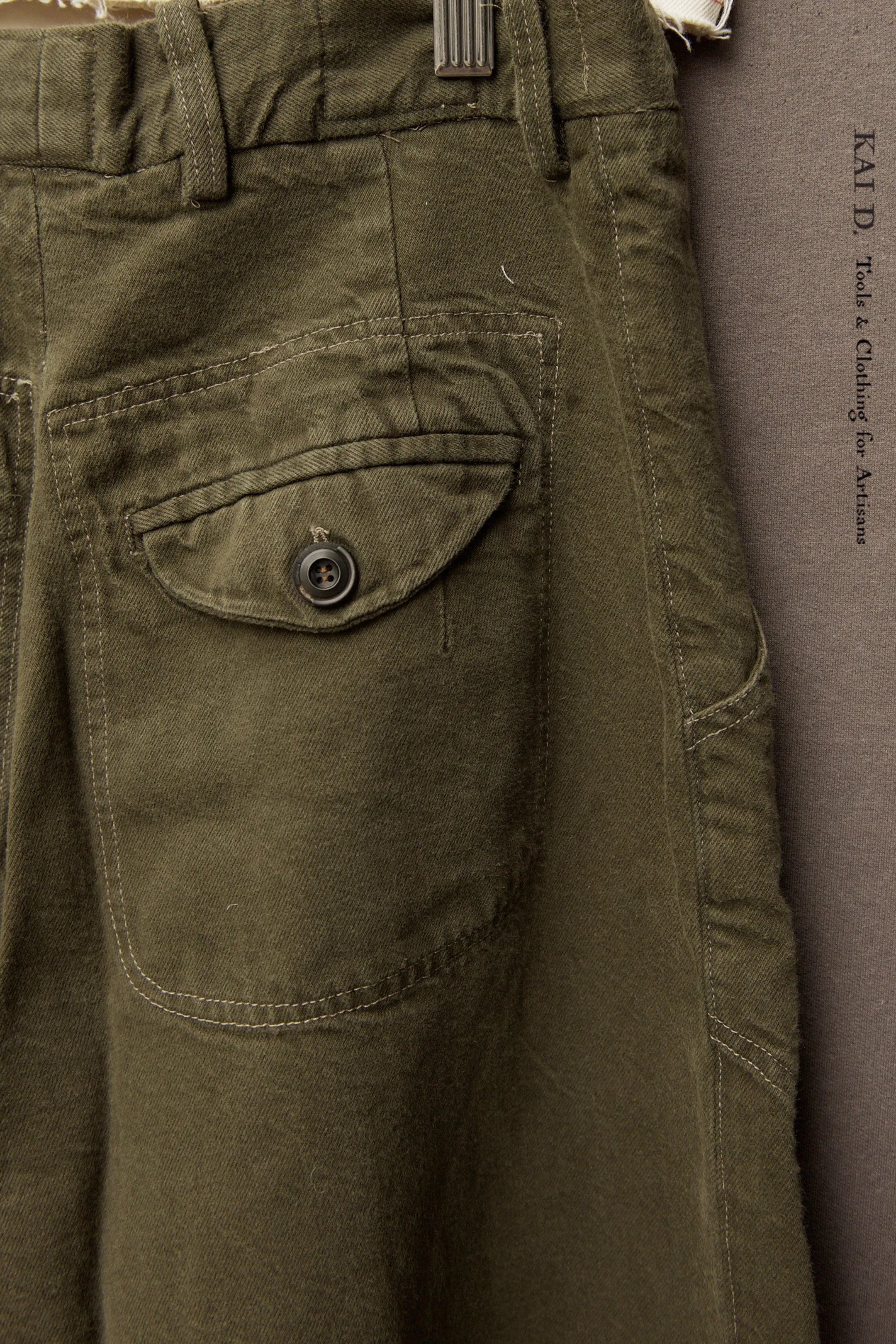 Garden Pants -Washed Green - XXS, XS, S, M