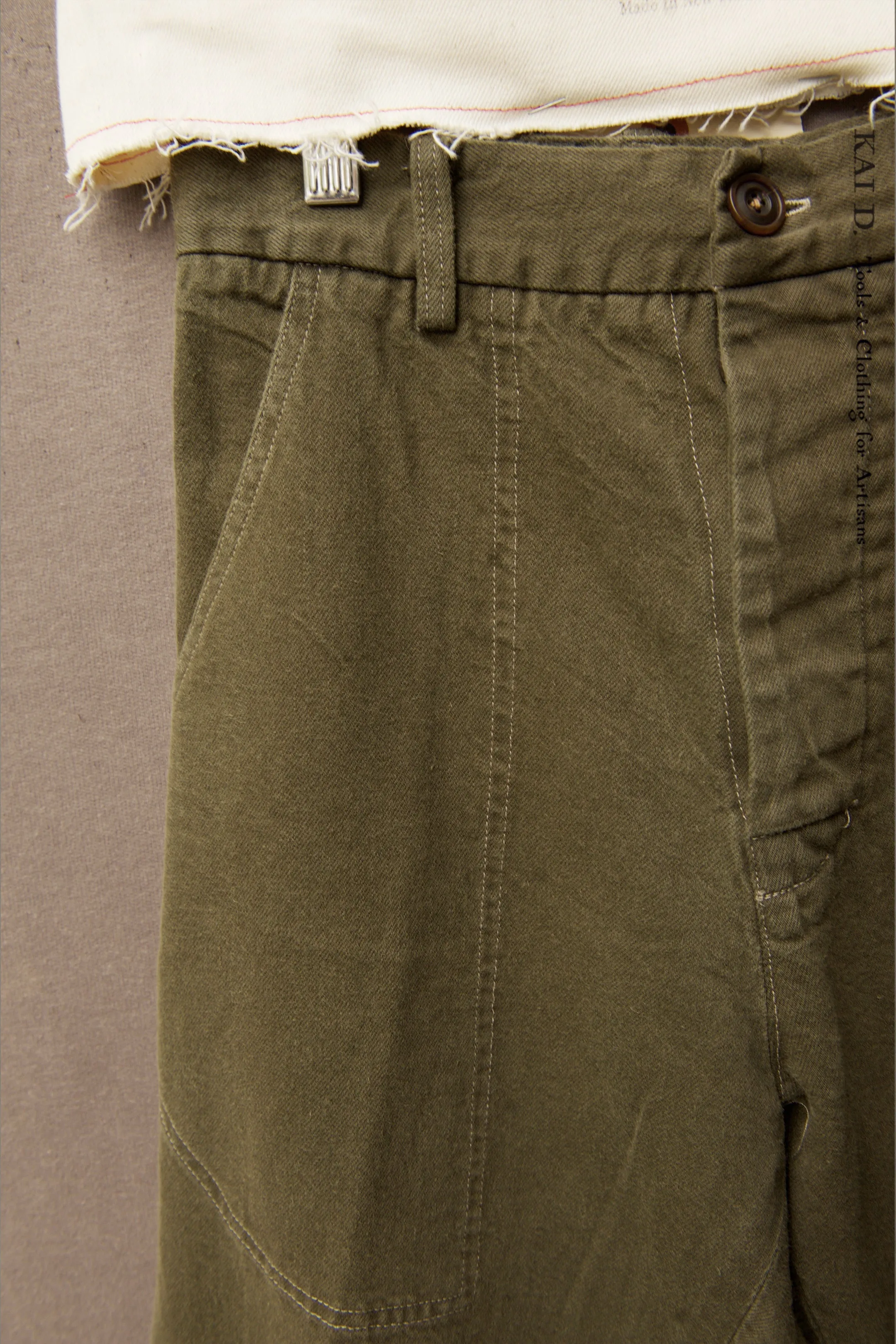 Garden Pants -Washed Green - XXS, XS, S, M