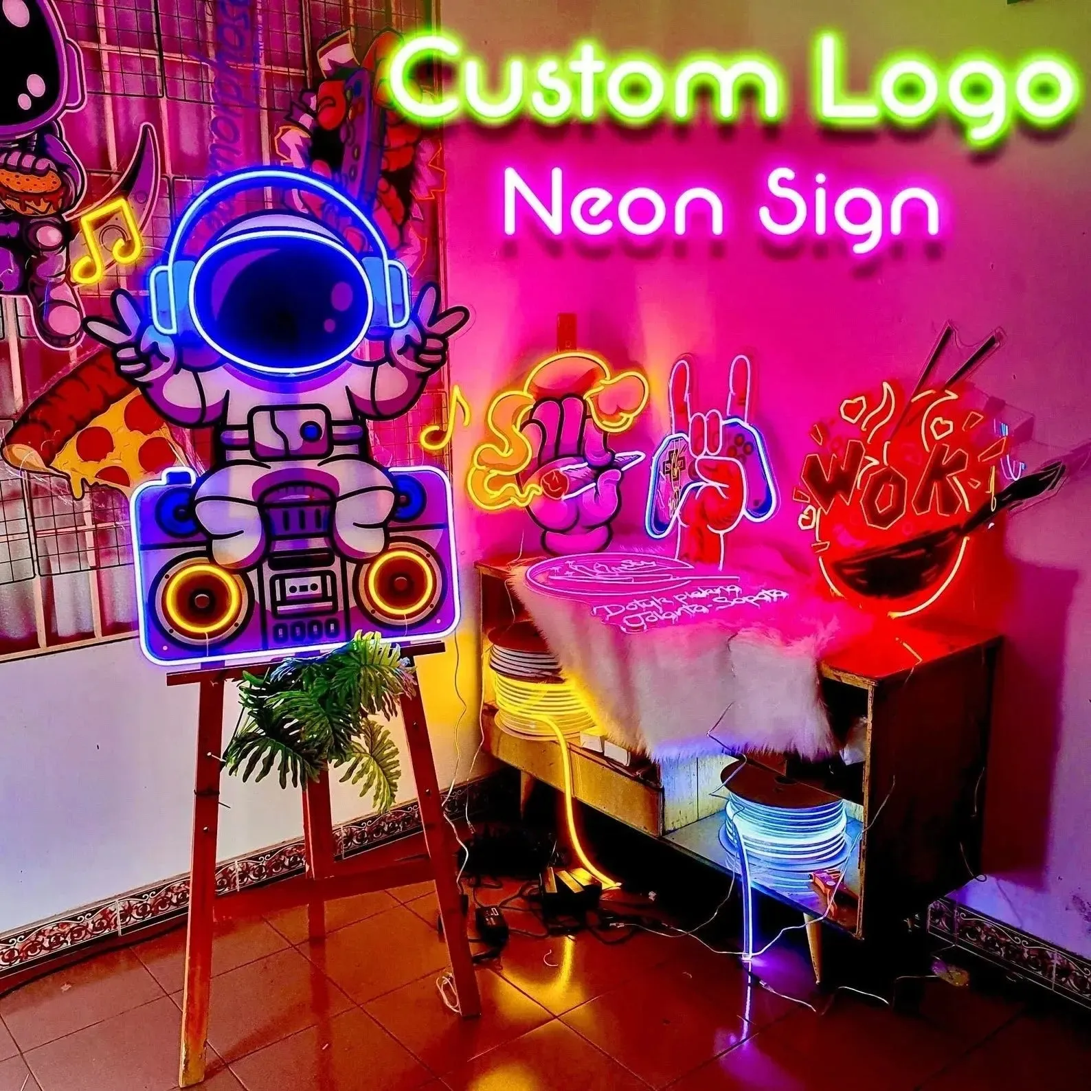 Glowing Nightmares: Five Nights at Freddy’s Neon Sign