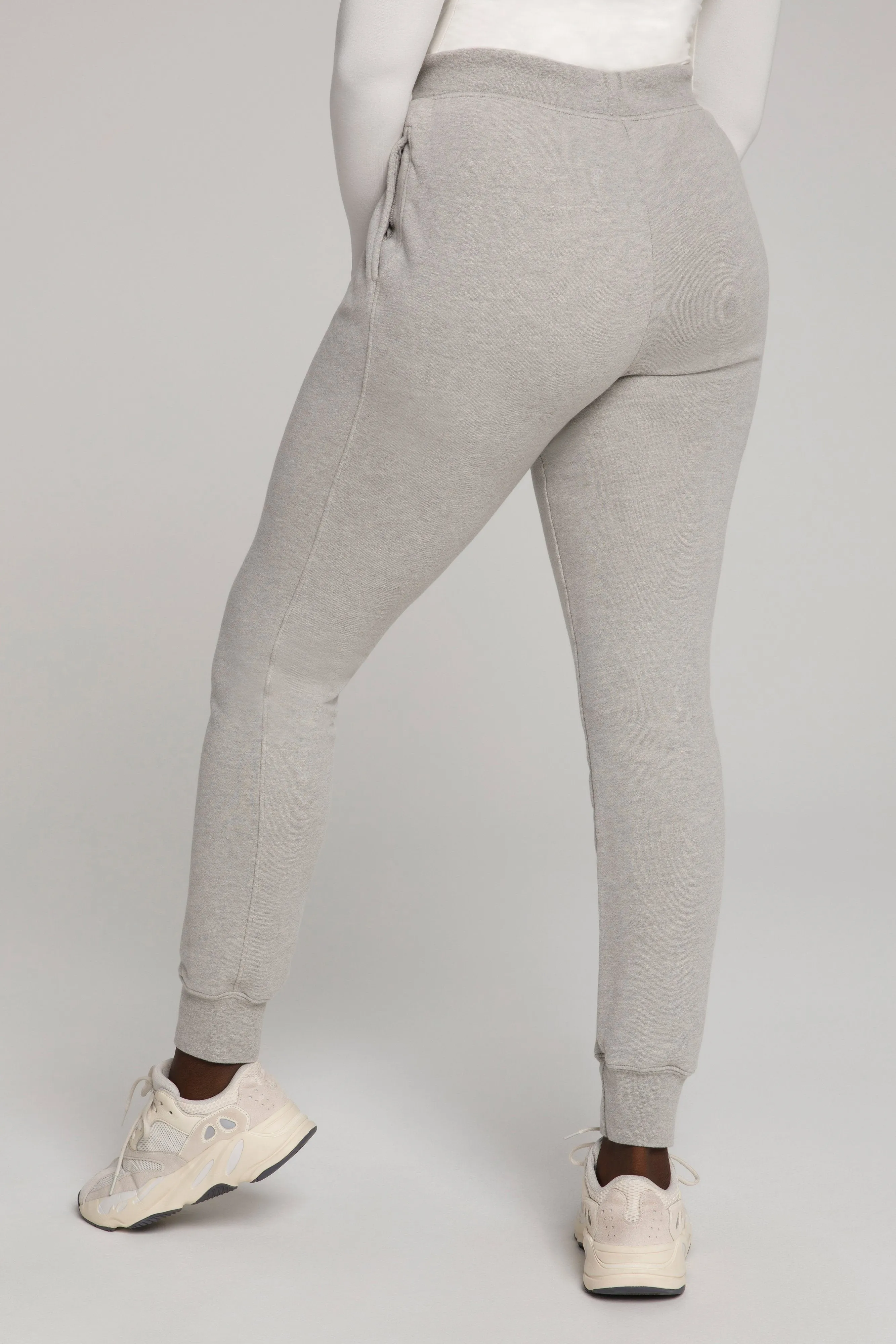 GOOD WAIST JOGGER | HEATHER GREY001