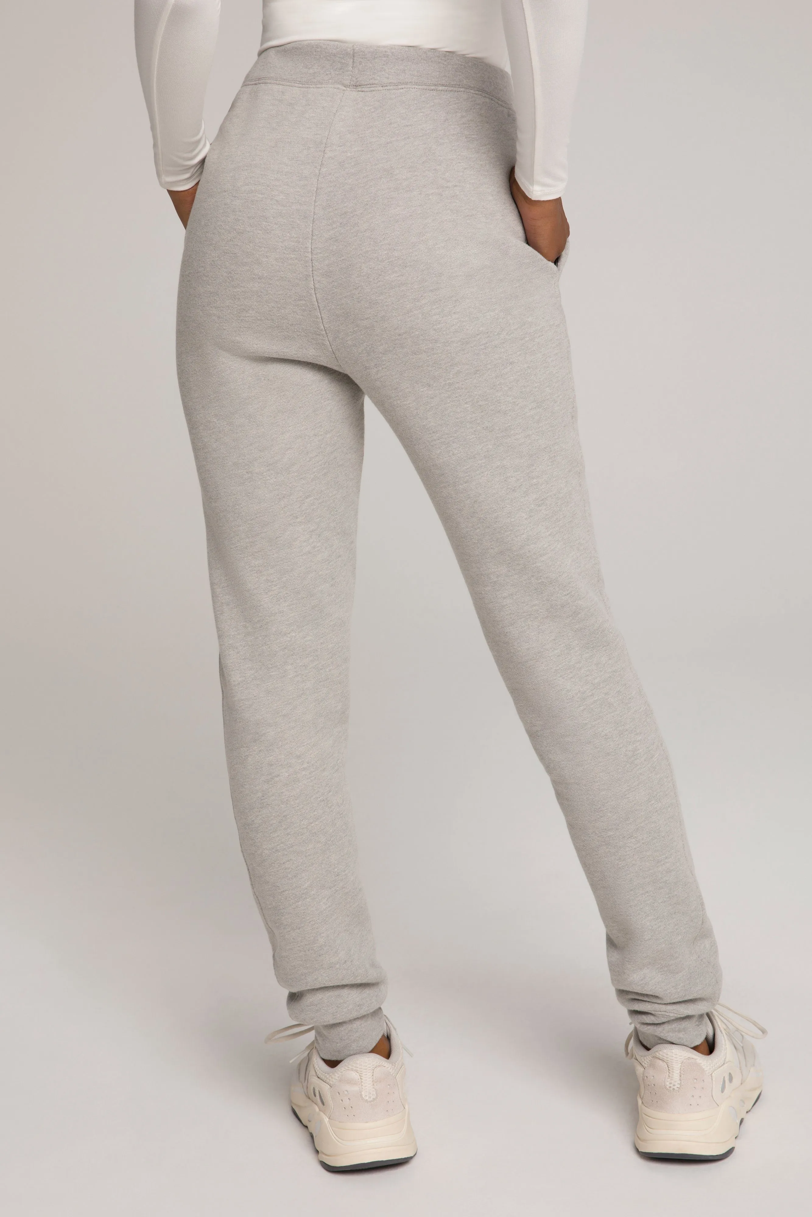GOOD WAIST JOGGER | HEATHER GREY001