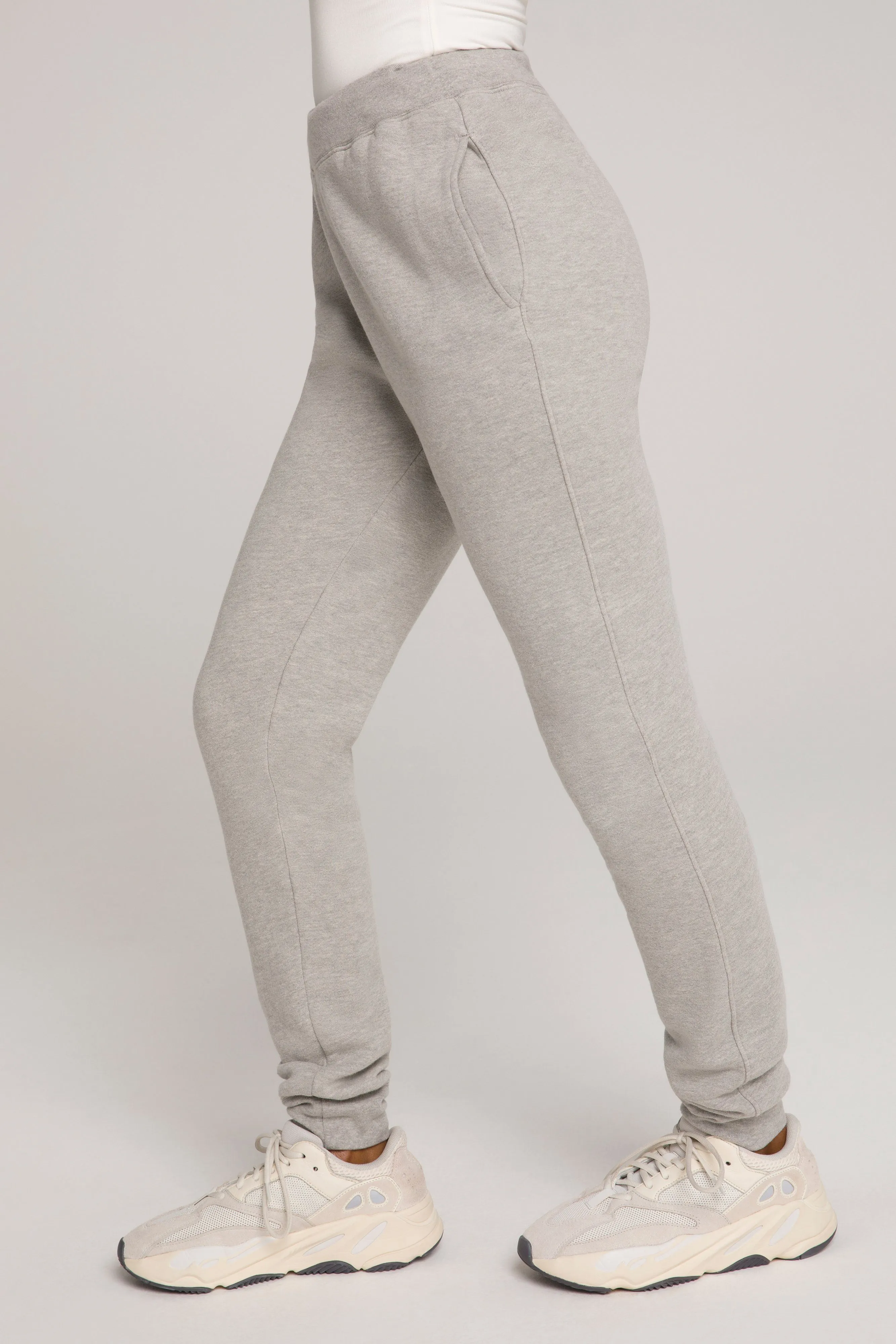 GOOD WAIST JOGGER | HEATHER GREY001