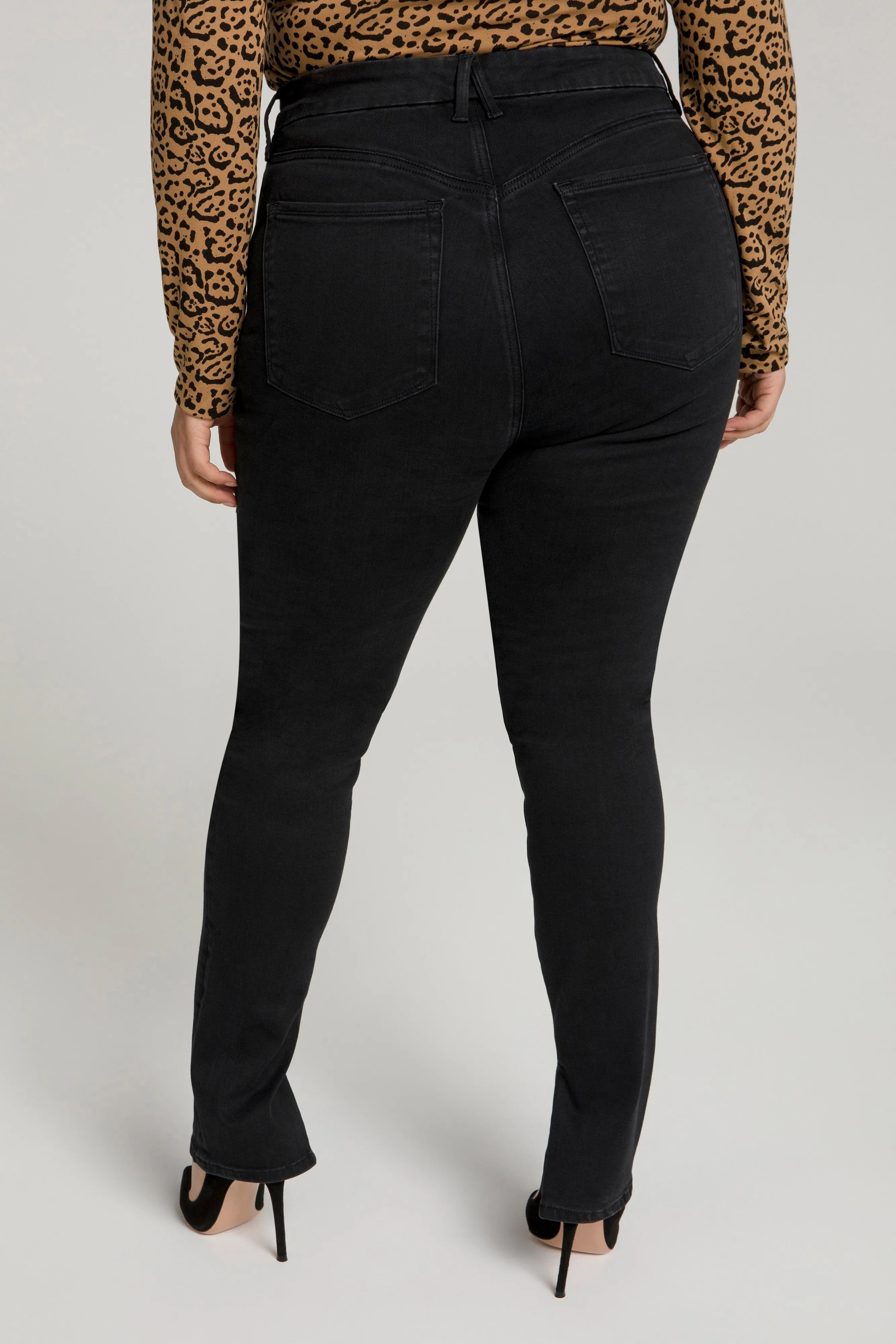 GOOD WAIST LONG INSEAM | BLACK095