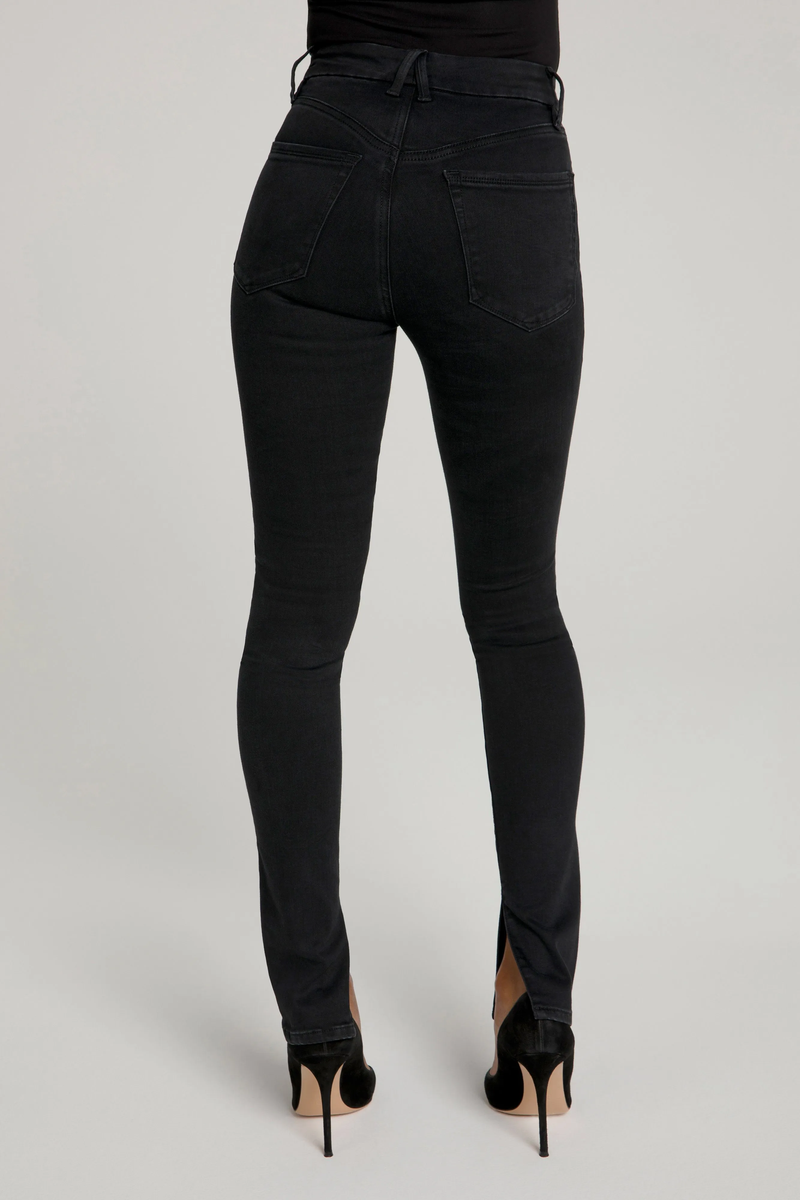 GOOD WAIST LONG INSEAM | BLACK095