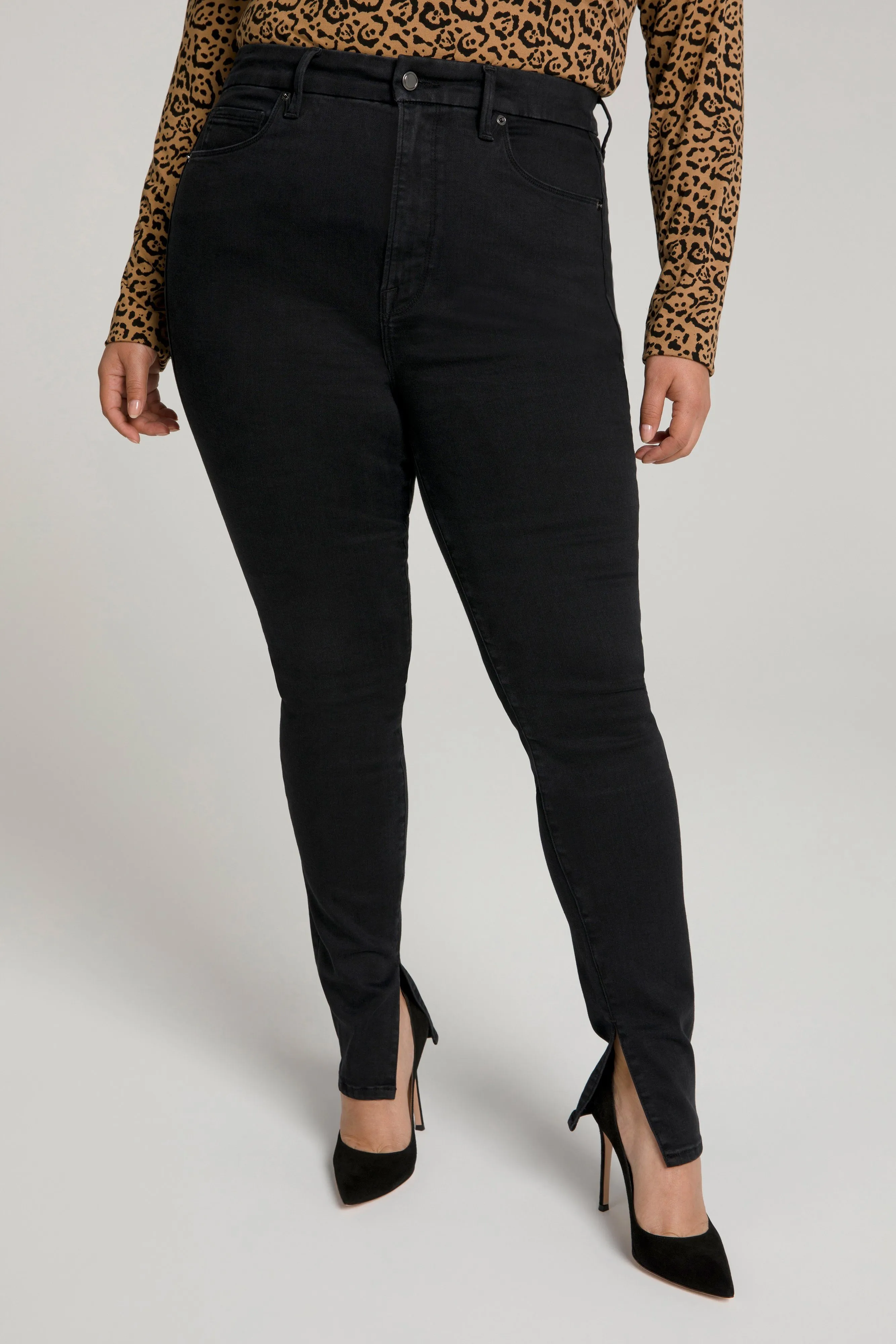 GOOD WAIST LONG INSEAM | BLACK095
