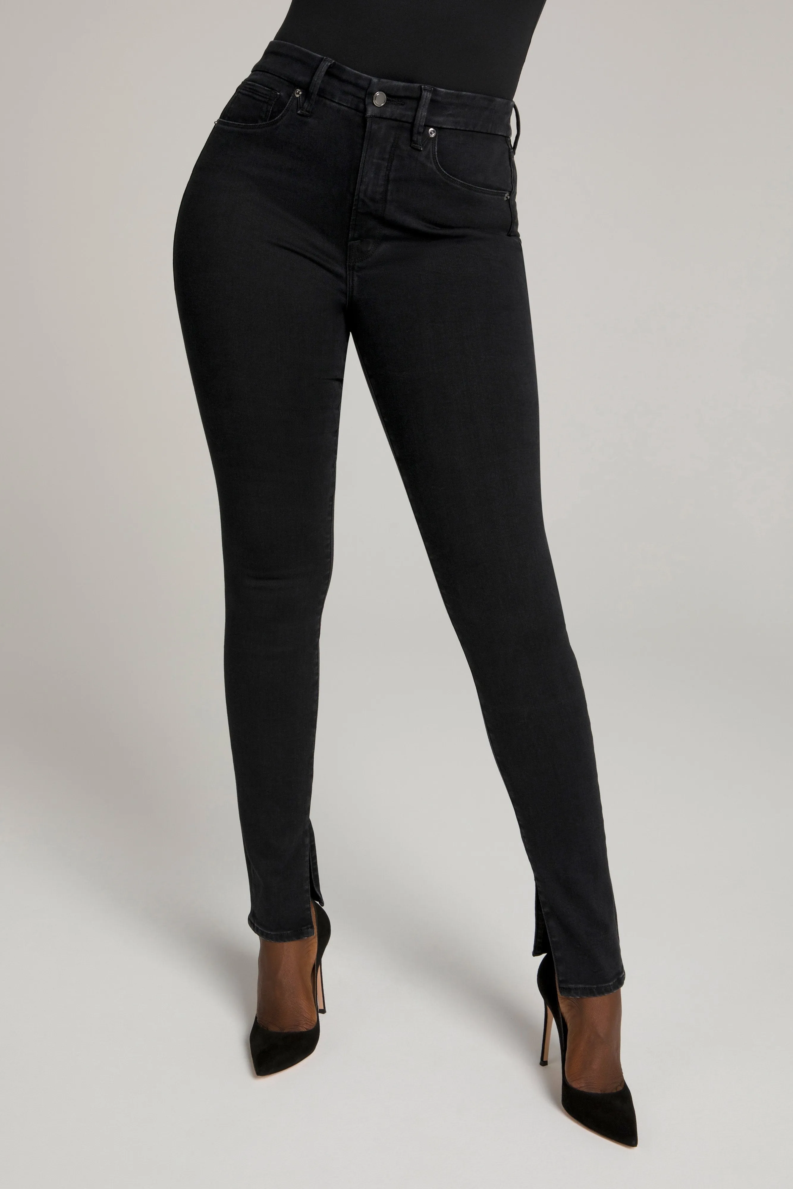 GOOD WAIST LONG INSEAM | BLACK095