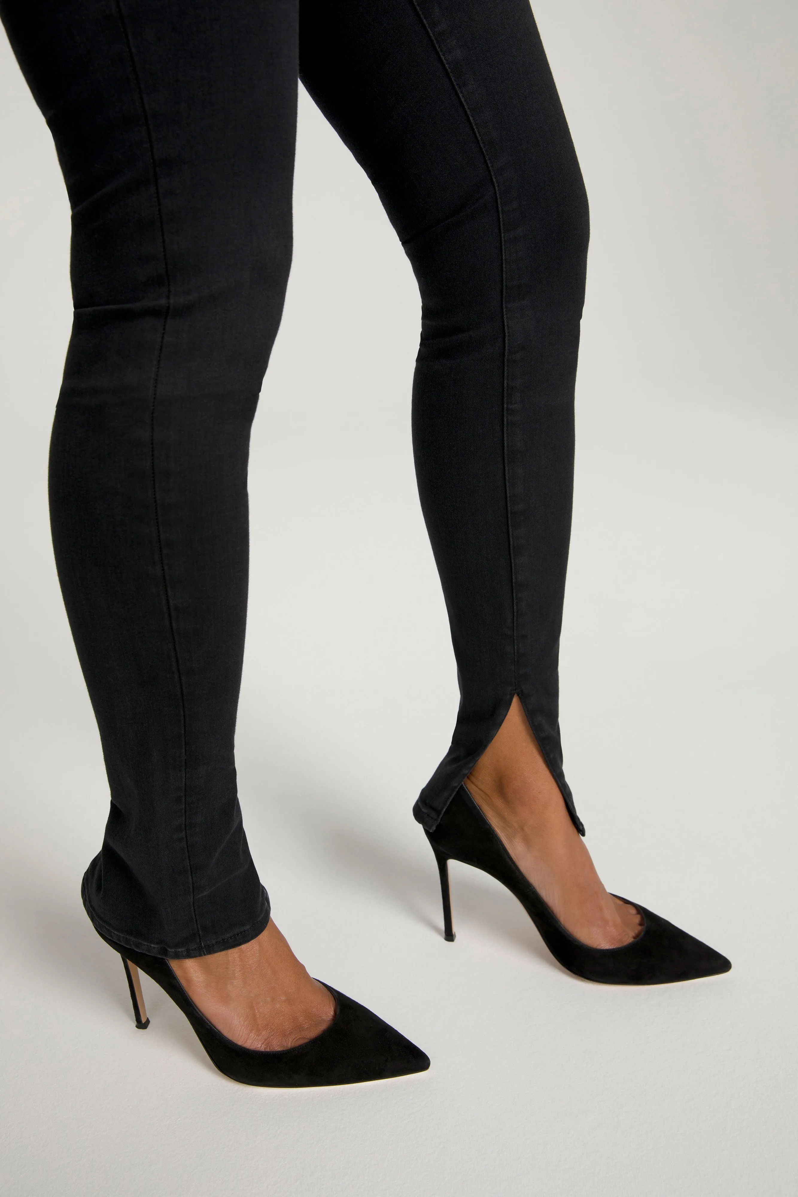 GOOD WAIST LONG INSEAM | BLACK095