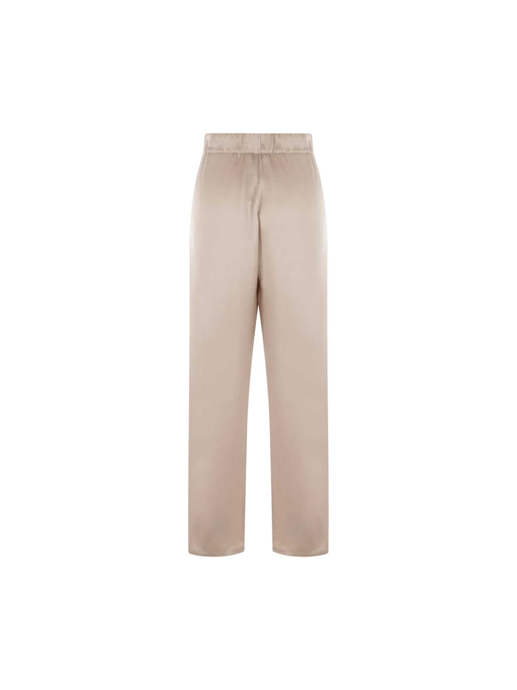 Grained Silk Trousers