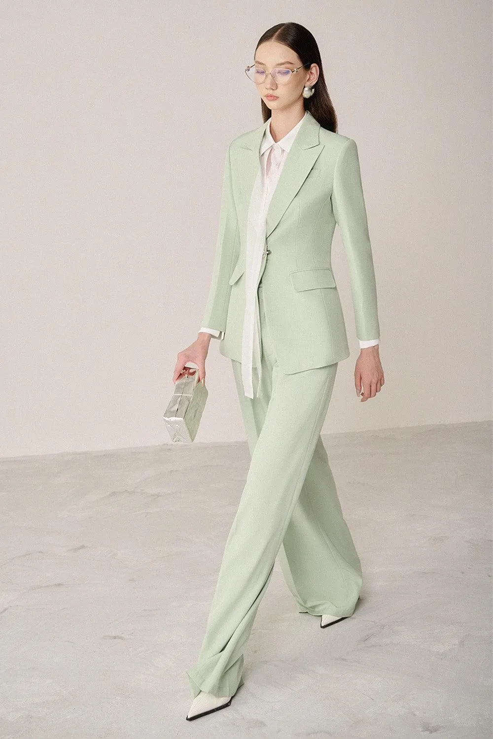 Graven Structured Flap Pocket Linen Cotton Blazer