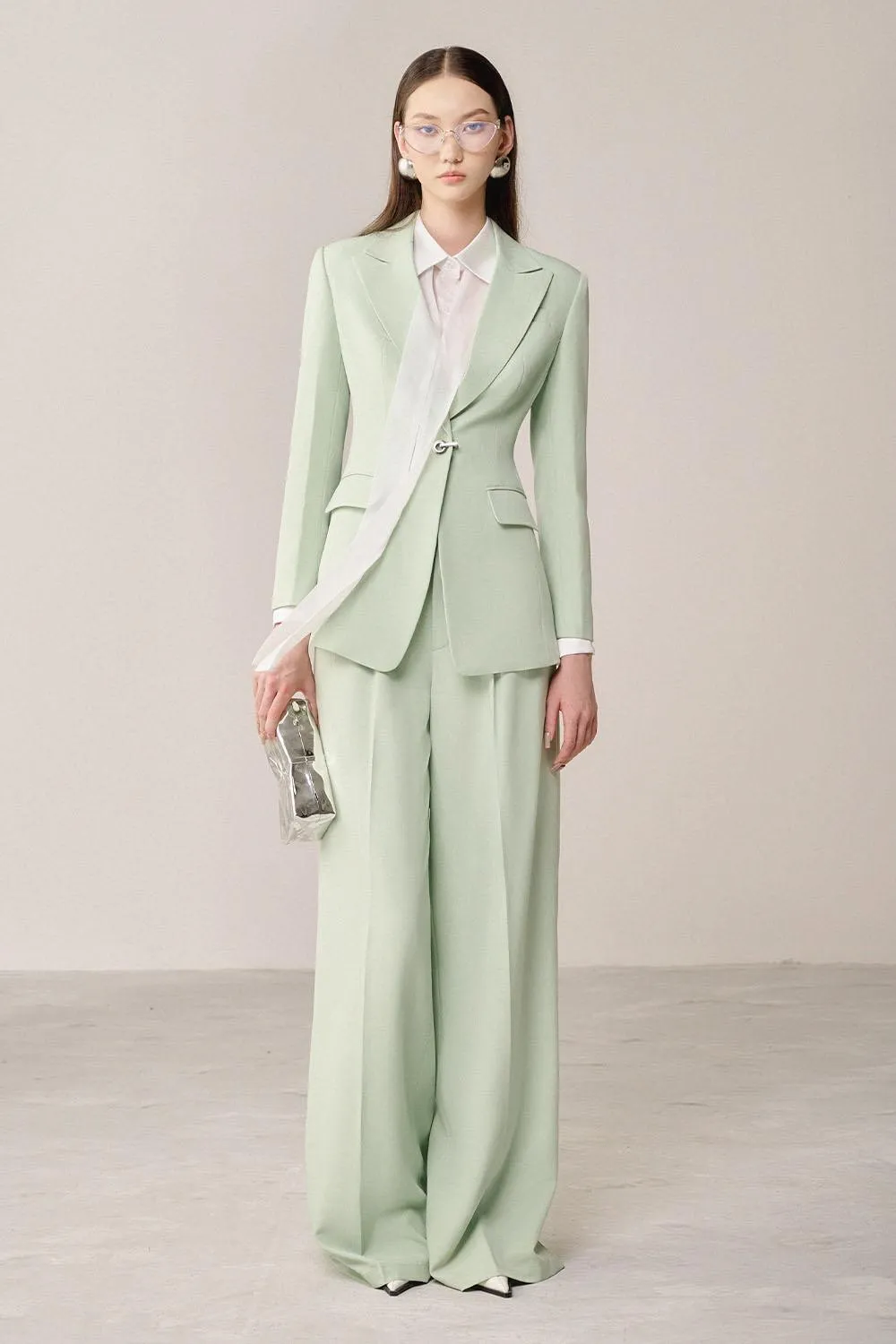 Graven Structured Flap Pocket Linen Cotton Blazer
