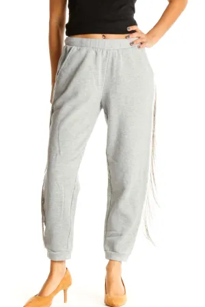 Gray Bedazzled All Day Wear Sweatpants