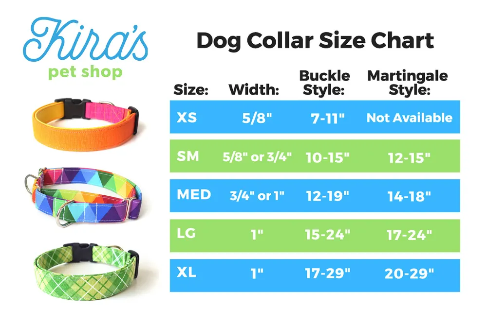 Green Kiwi Fruit Dog Collar
