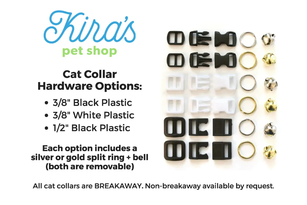 Green "Nice" Cat Collar
