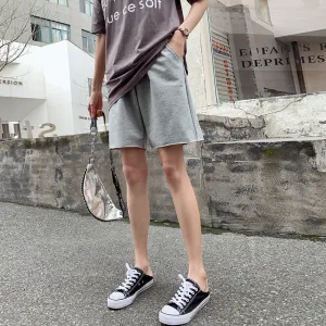 Gym Shorts Women Casual Jogging Hot Pants Loose Summer High Waist Wide Leg cecBermuda Cotton Bermuda Shorts