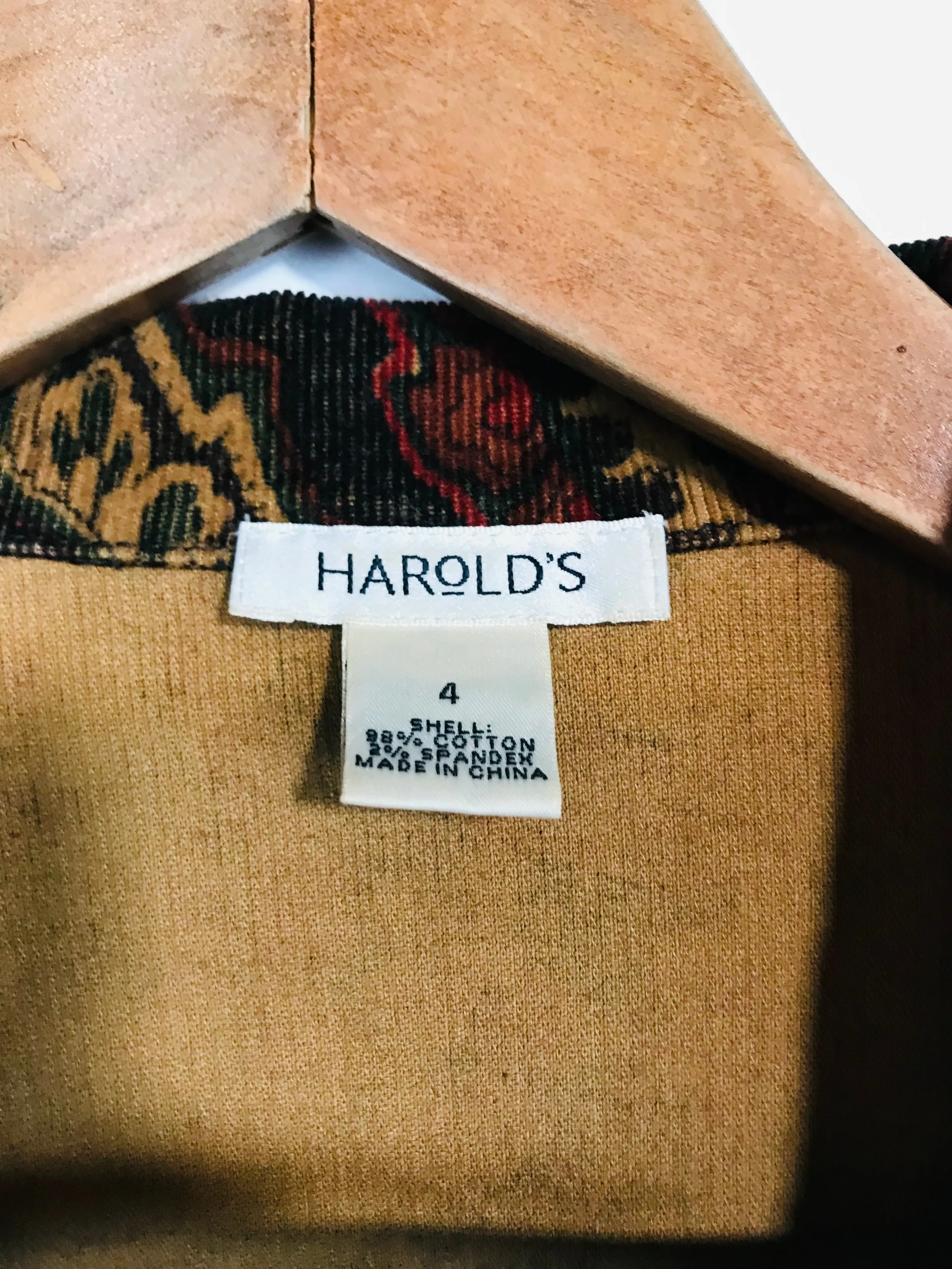 Harold’s Women's Cotton Boho Blazer Jacket | UK8 | Multicoloured